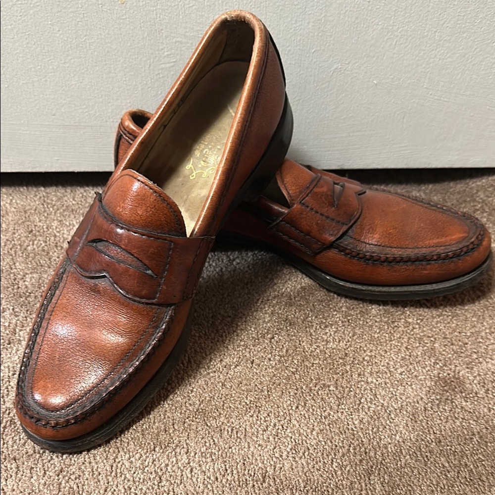 Classic Brown Leather Loafers